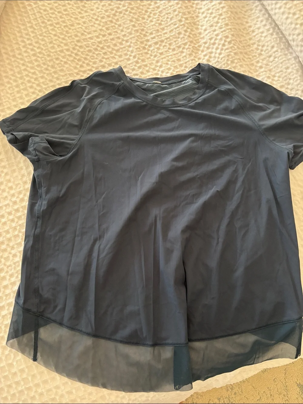 Lululemon navy open back top